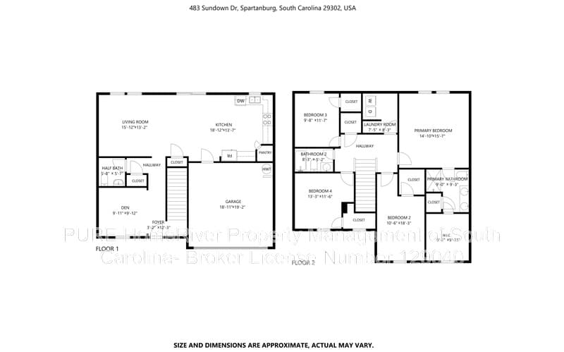 Spartanburg House: 483 Sundown Dr
