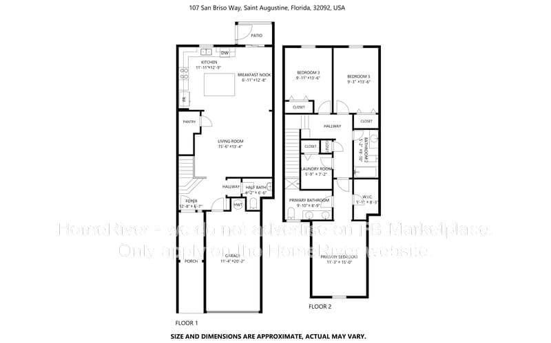 Saint Augustine Townhome: 107 San Briso Way