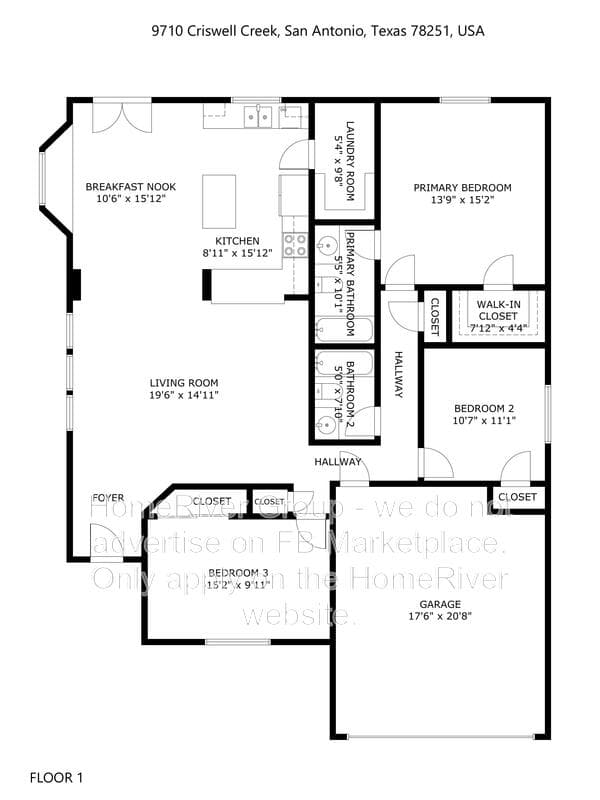 San Antonio House: 9710 Criswell Crk