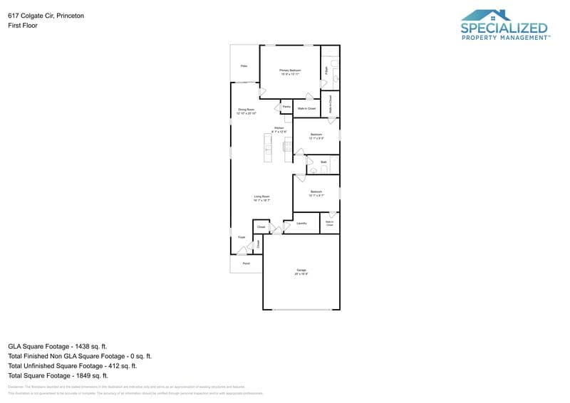Princeton House: 617 Colgate Cir