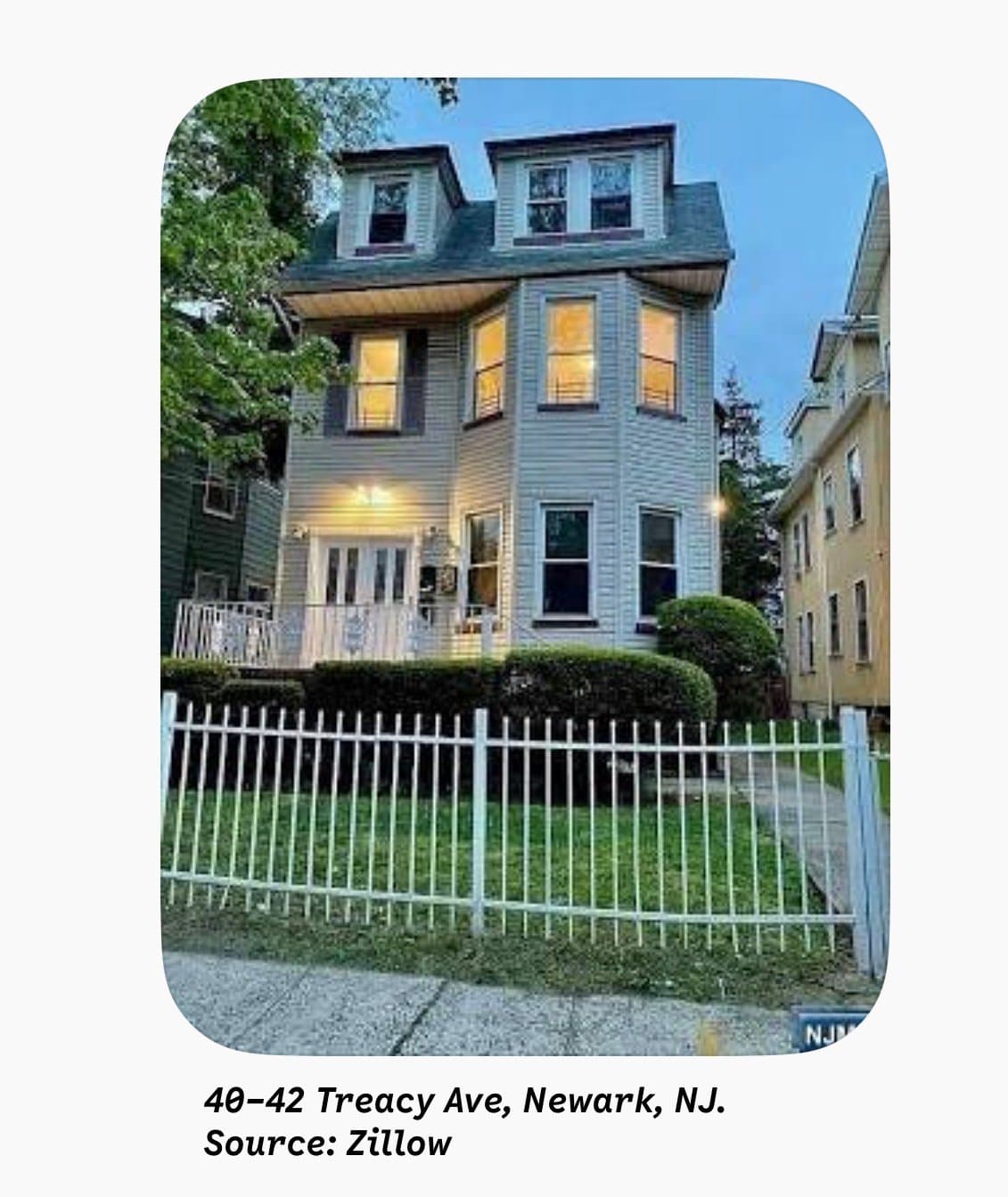 Newark Apartment: 42 Treacy Ave