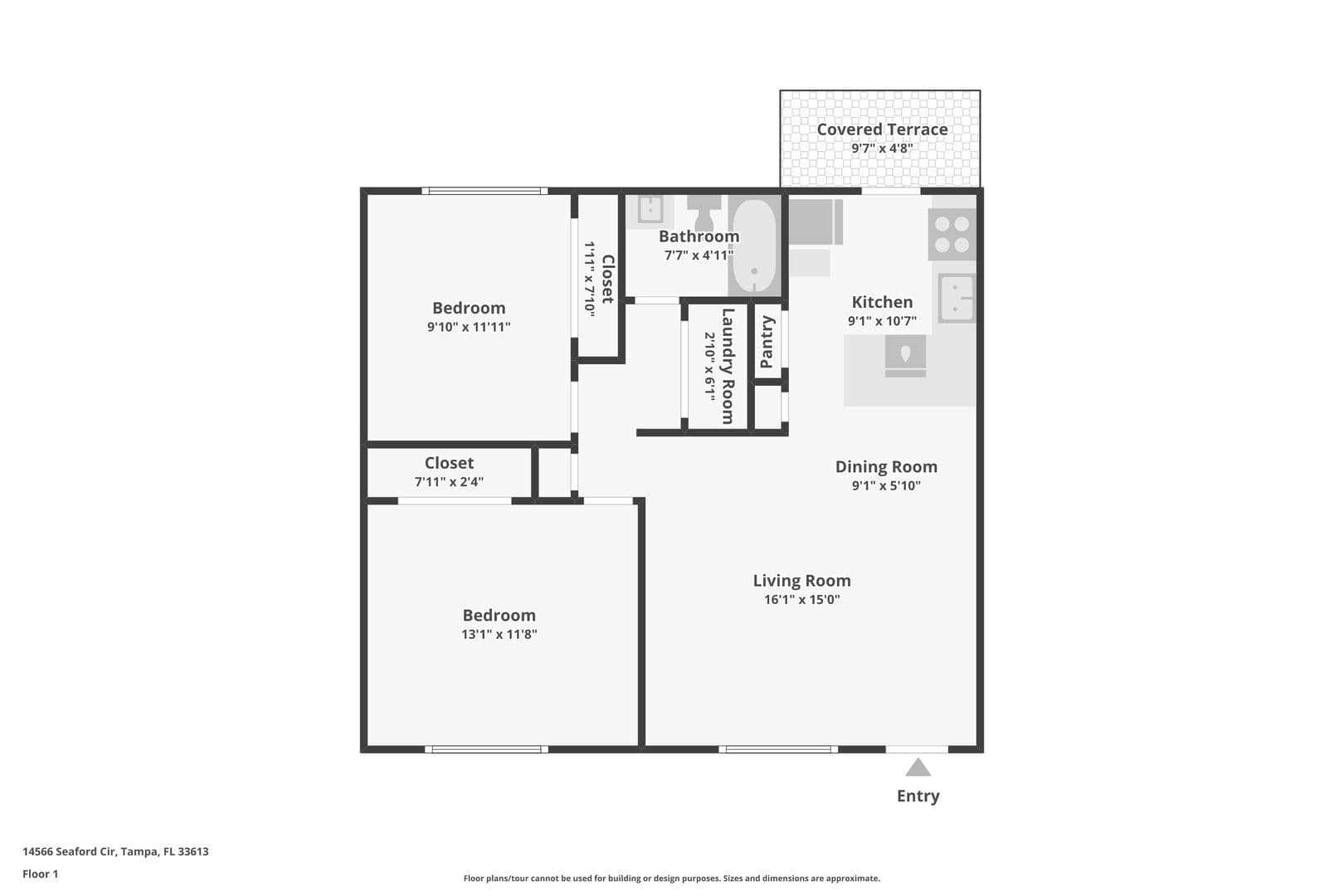Tampa Apartment: 14566 Seaford Cir