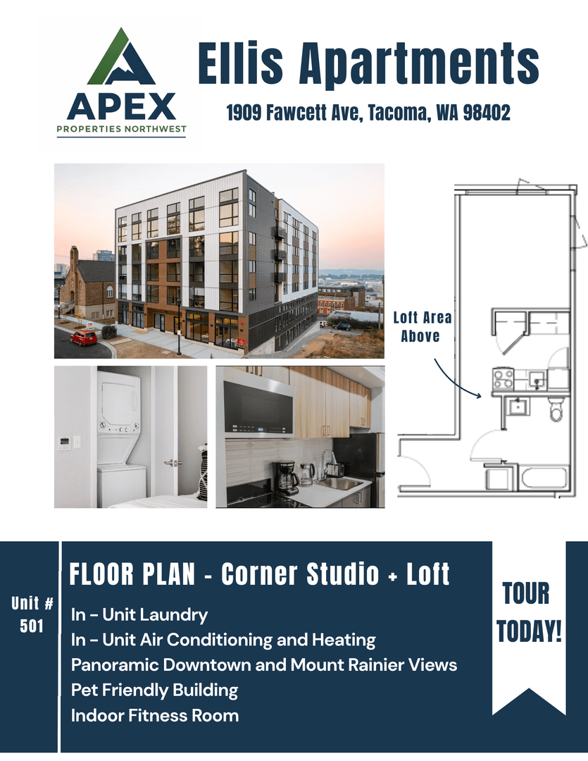 Tacoma Apartment: 1909 Fawcett Ave