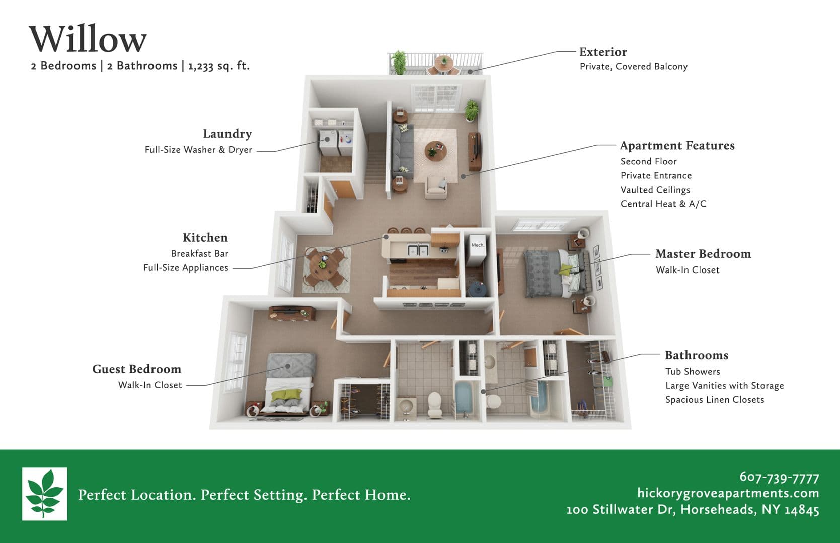 Horseheads Apartment: 100 Stillwater Drive