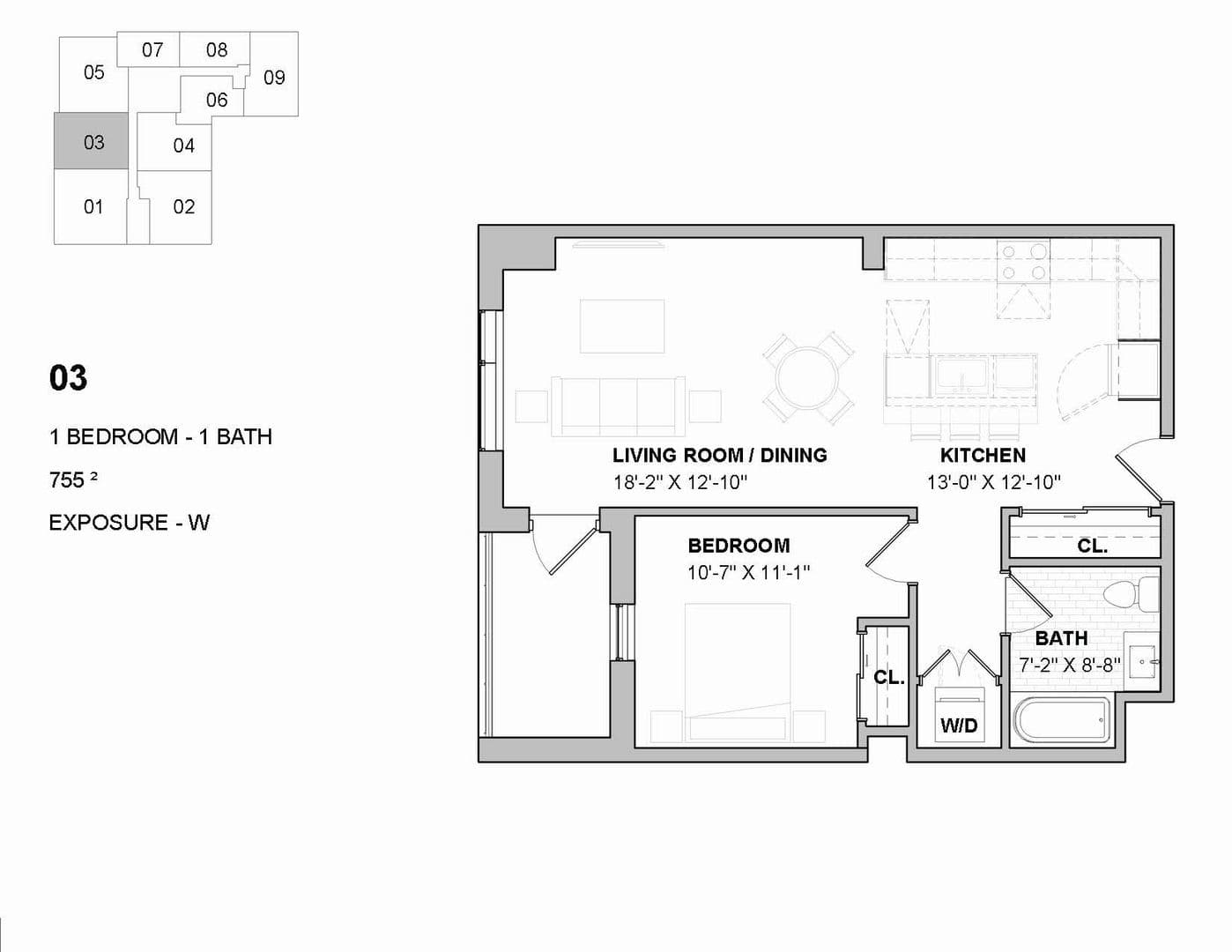 Chicago Apartment: 801 S Western Avenue