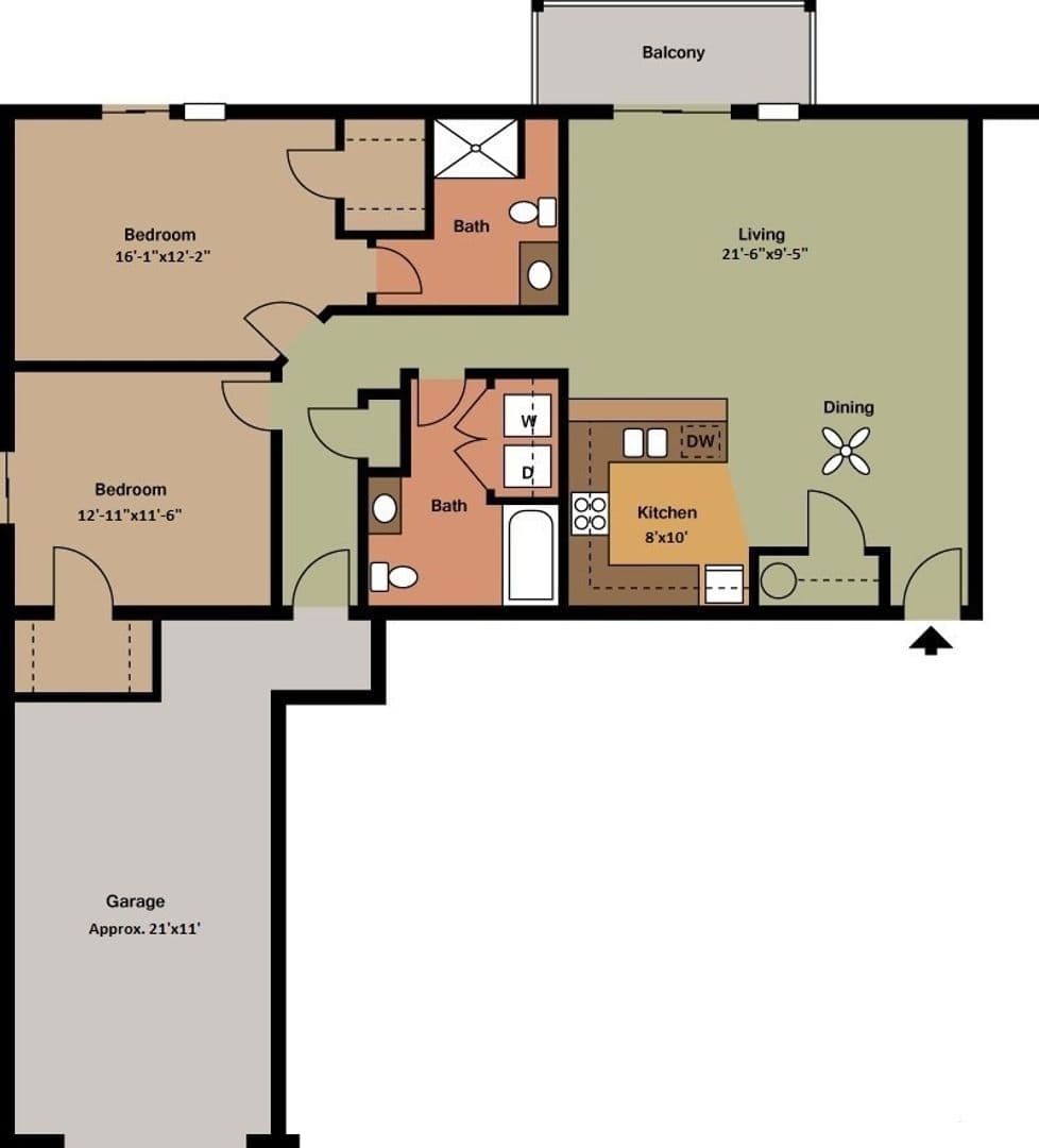 Watertown Apartment: 1301 Juneau Street, 1340, 1342, 1344, 1346, 1348 N. 4th Street Watertown WI 53098