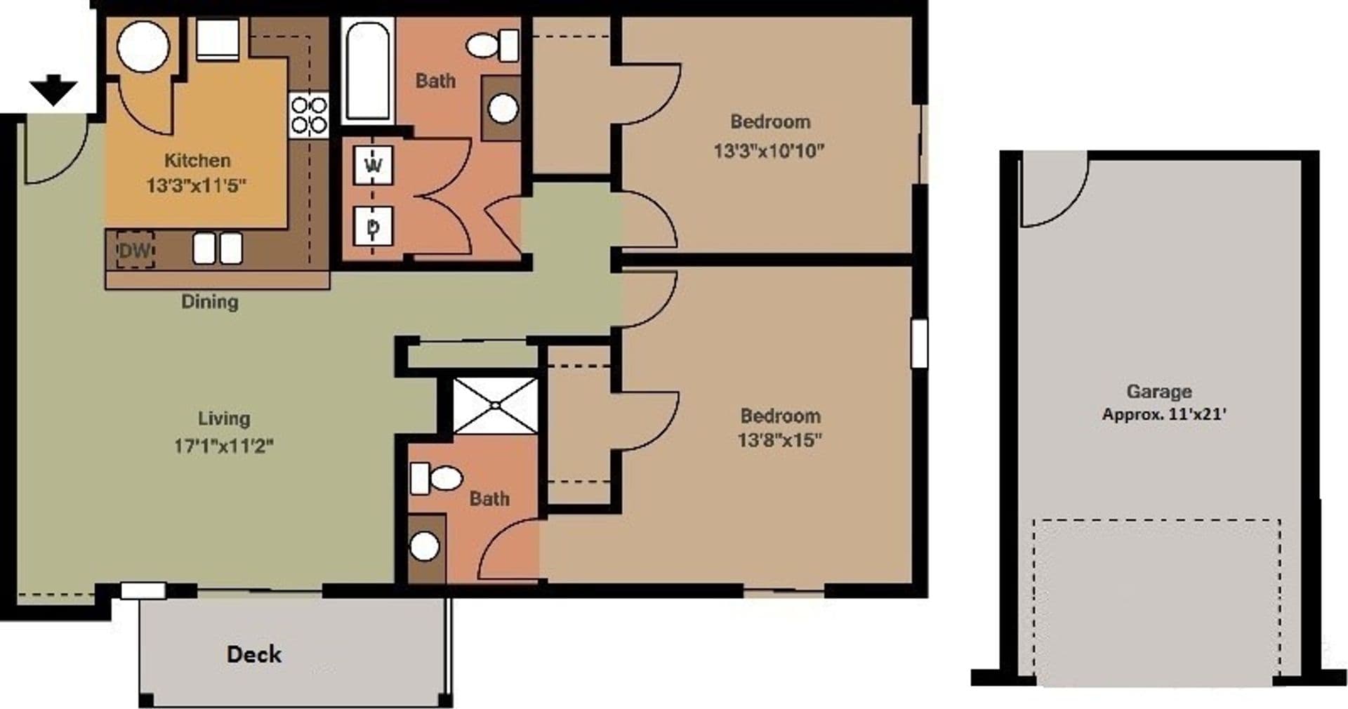 Baraboo Apartment: 1410 - 1440 Walnut Street