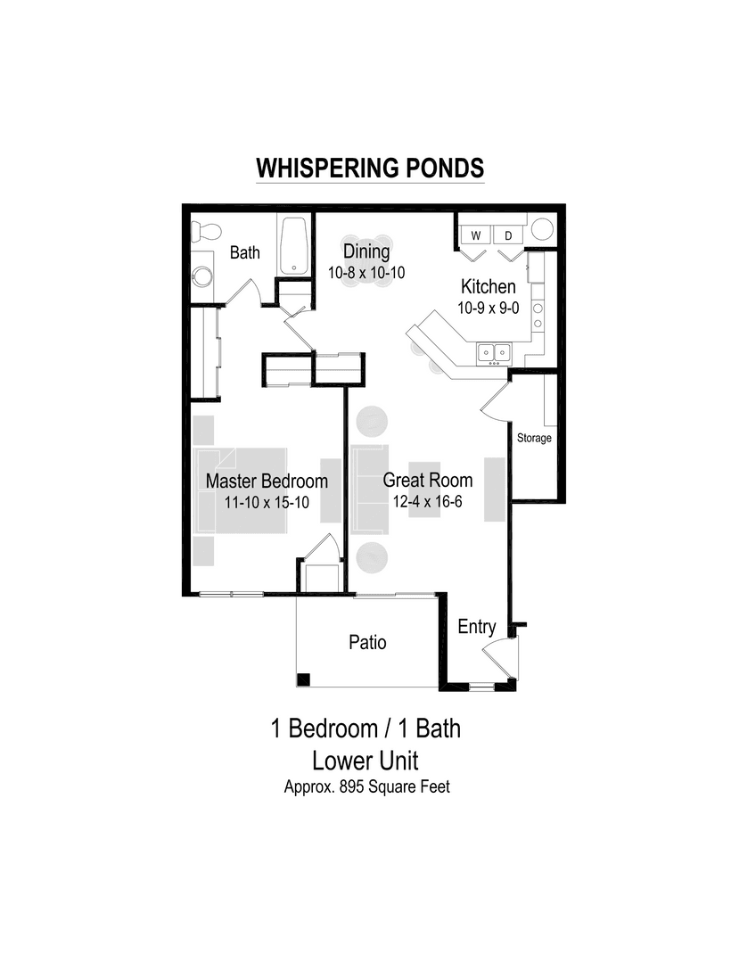 Pewaukee Apartment: 1830 Meadow Lane, Suite A