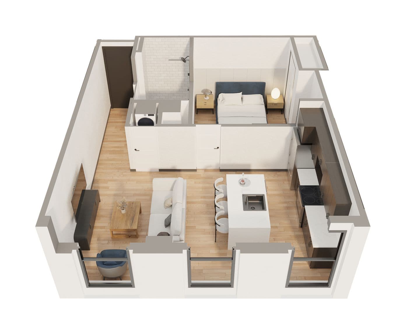 Pontiac Apartment: 28 North Saginaw Street