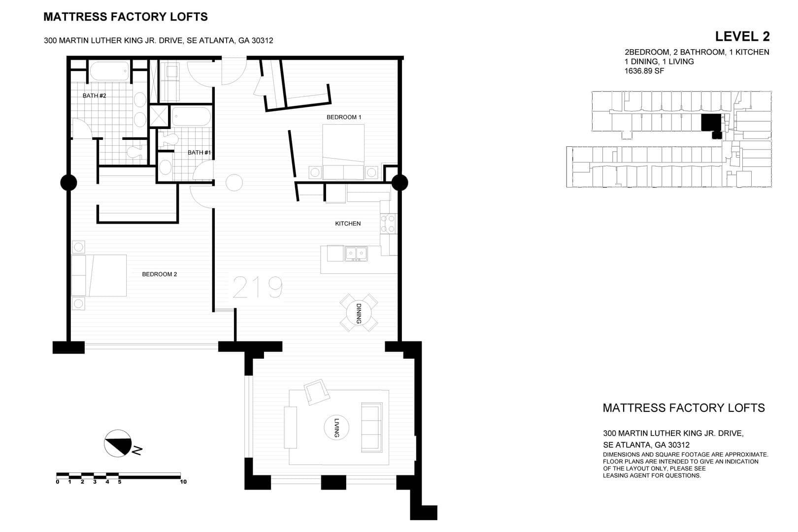 ATLANTA Apartment: 300 Martin Luther King Jr Dr SE