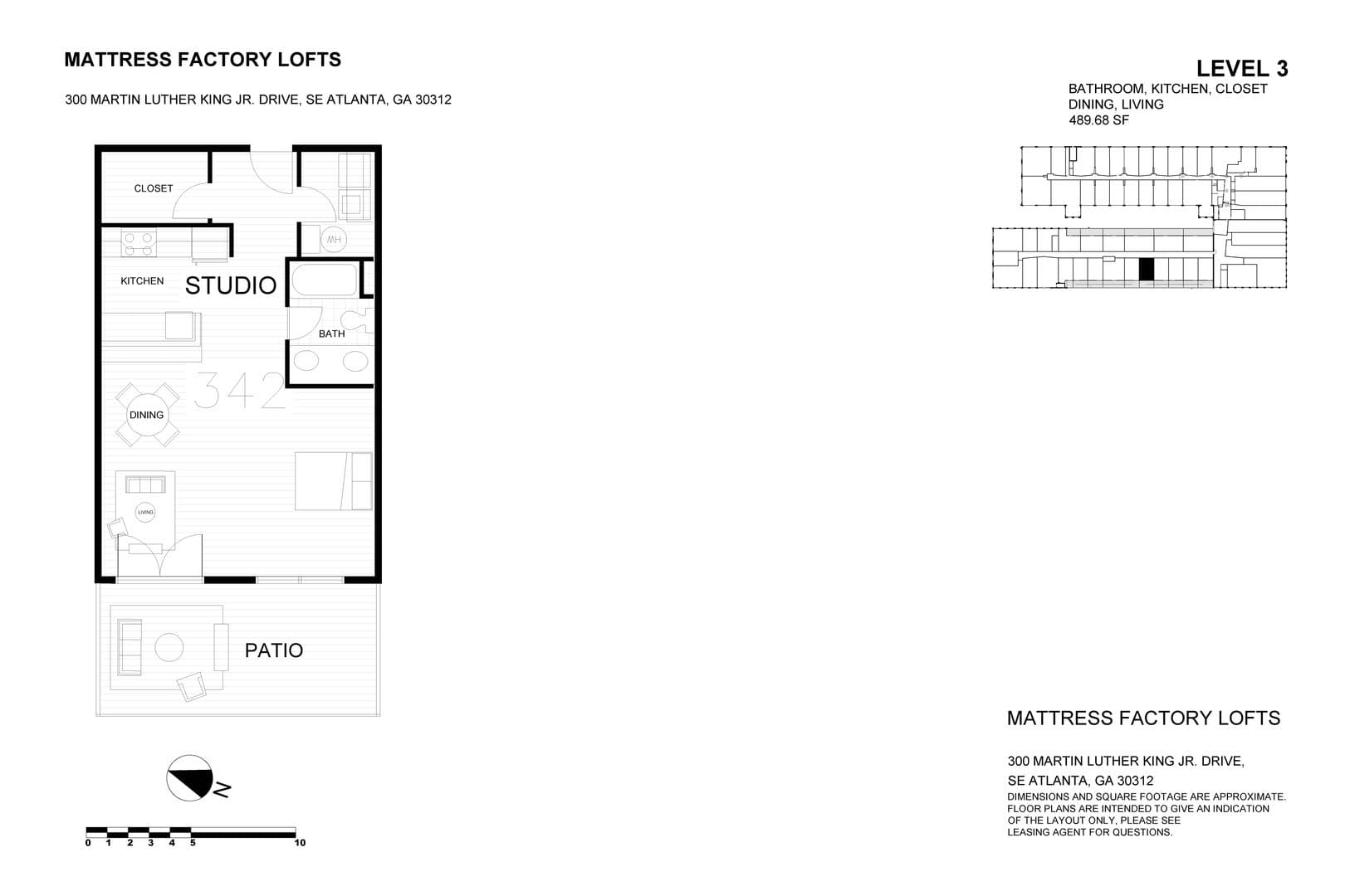 ATLANTA Apartment: 300 Martin Luther King Jr Dr SE