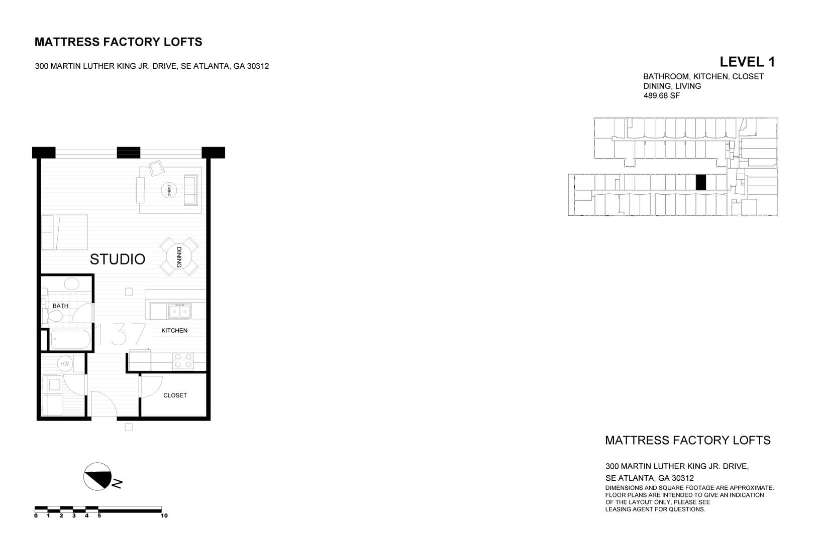 ATLANTA Apartment: 300 Martin Luther King Jr Dr SE
