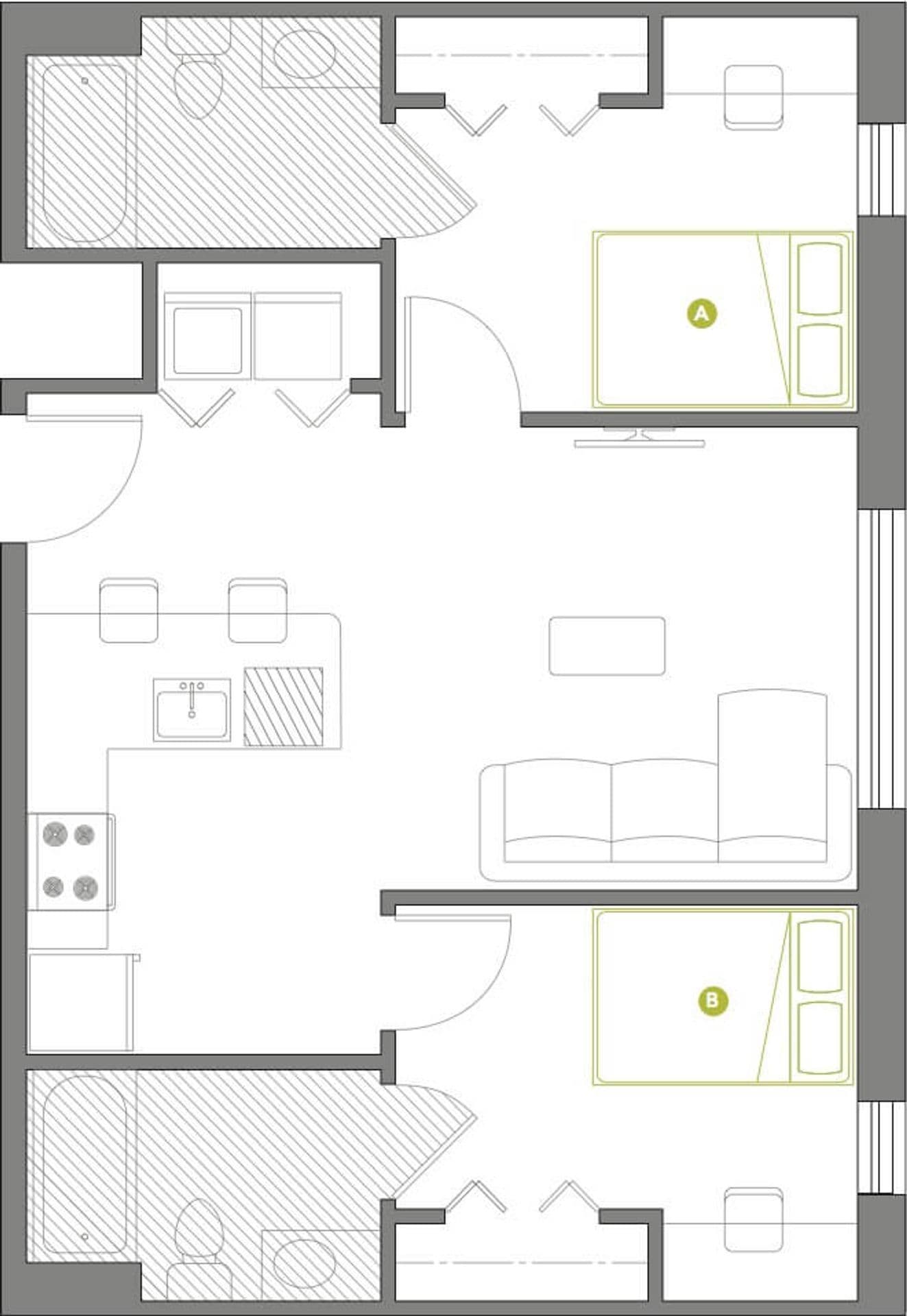 Akron Apartment: 401 S. Main St.