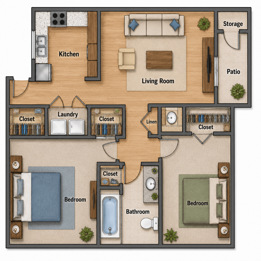 Coeur d Alene Apartment: 1053 W Emma Ave
