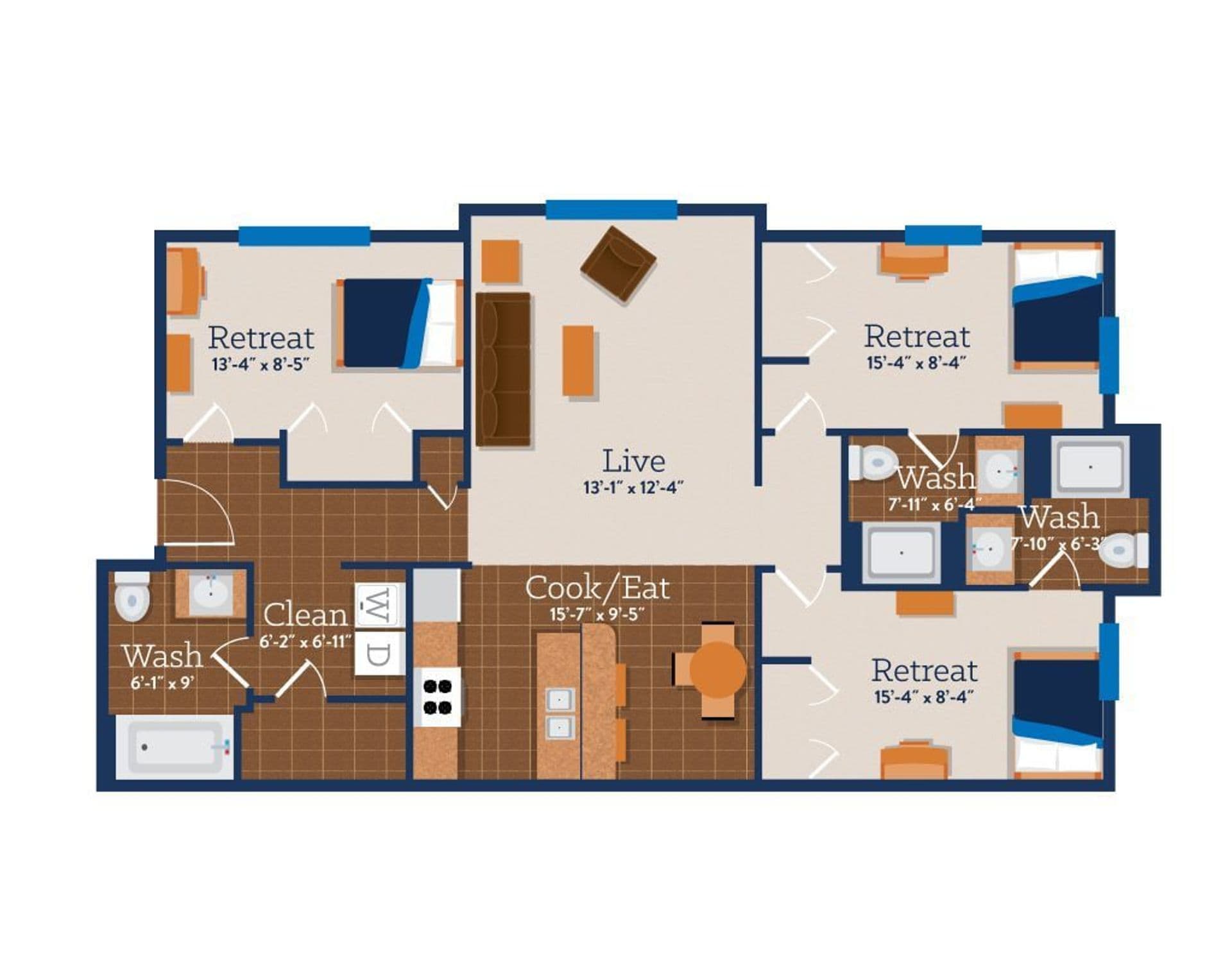 Shippensburg Apartment: 101 Brookside Ave