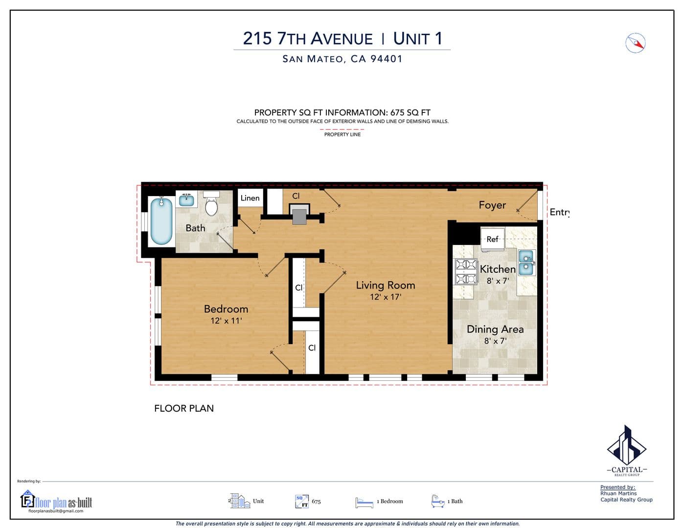 San Mateo Apartment: 215 7th Avenue
