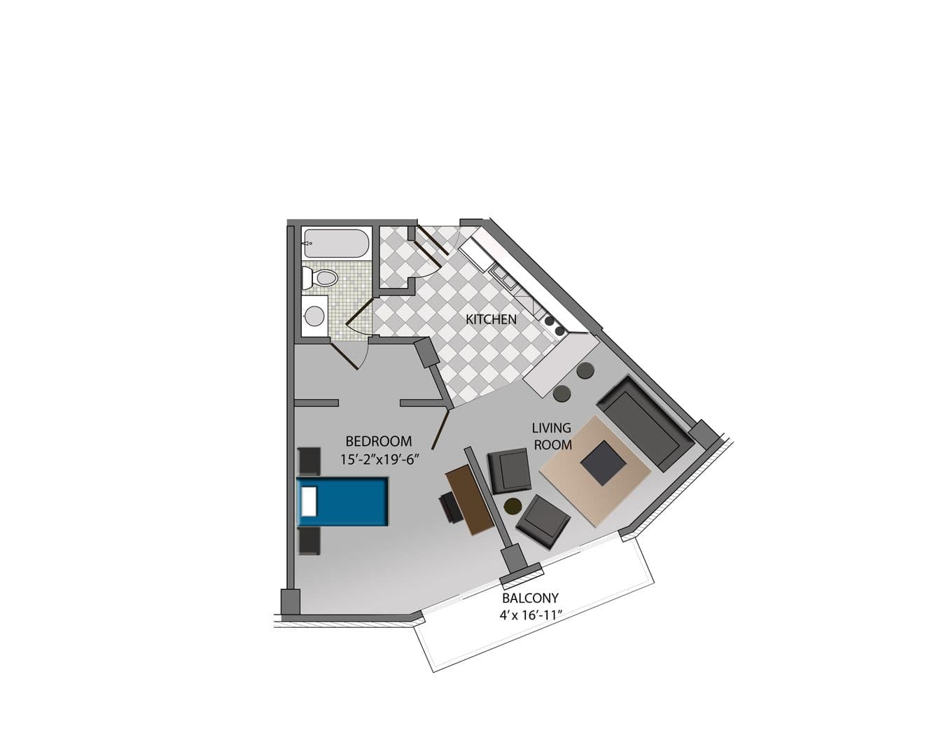 Madison Apartment: The Roundhouse
