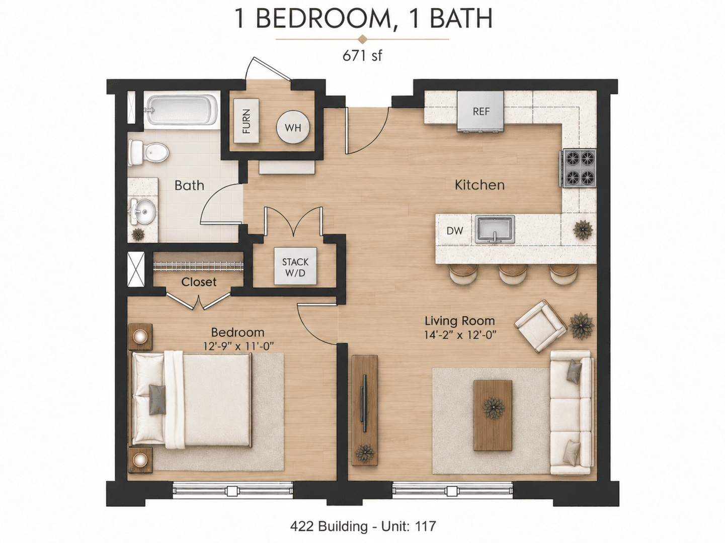 Hastings Apartment: 420 E Mill Street