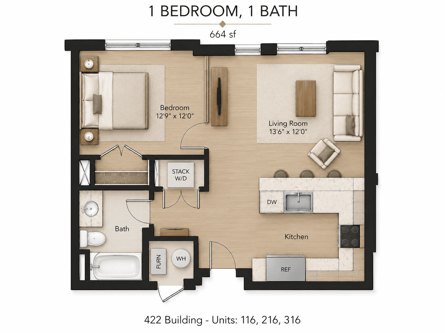 Hastings Apartment: 420 E Mill Street