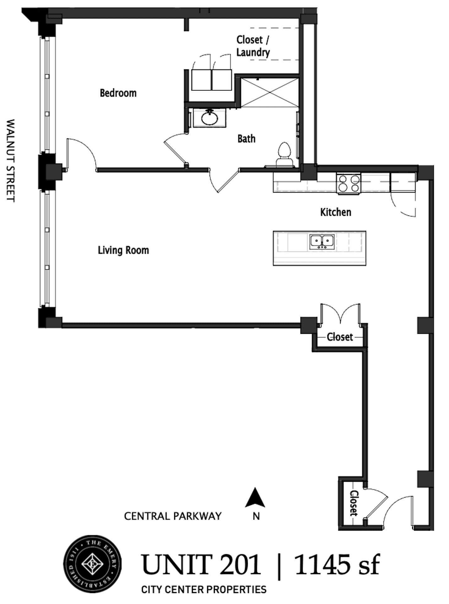 Cincinnati Apartment: 100 E. Central Parkway