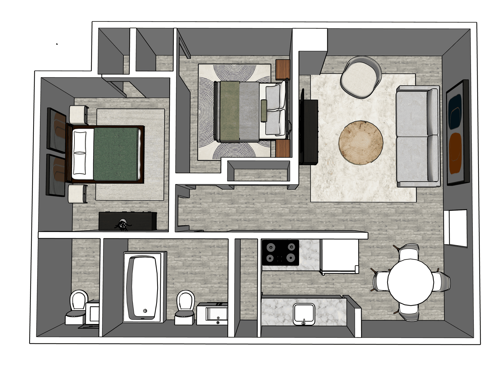 Del City Apartment: 4814 Kristie Drive