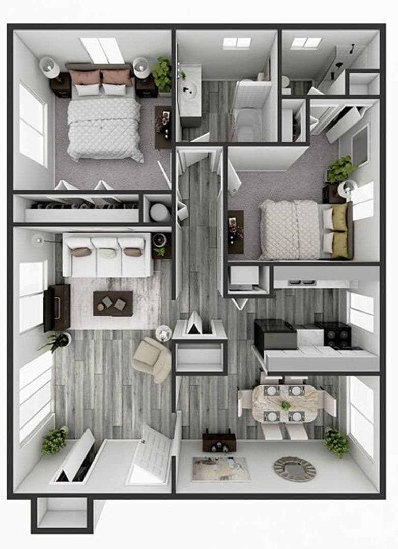Fort Wayne Apartment: 5439 N. Clinton St.