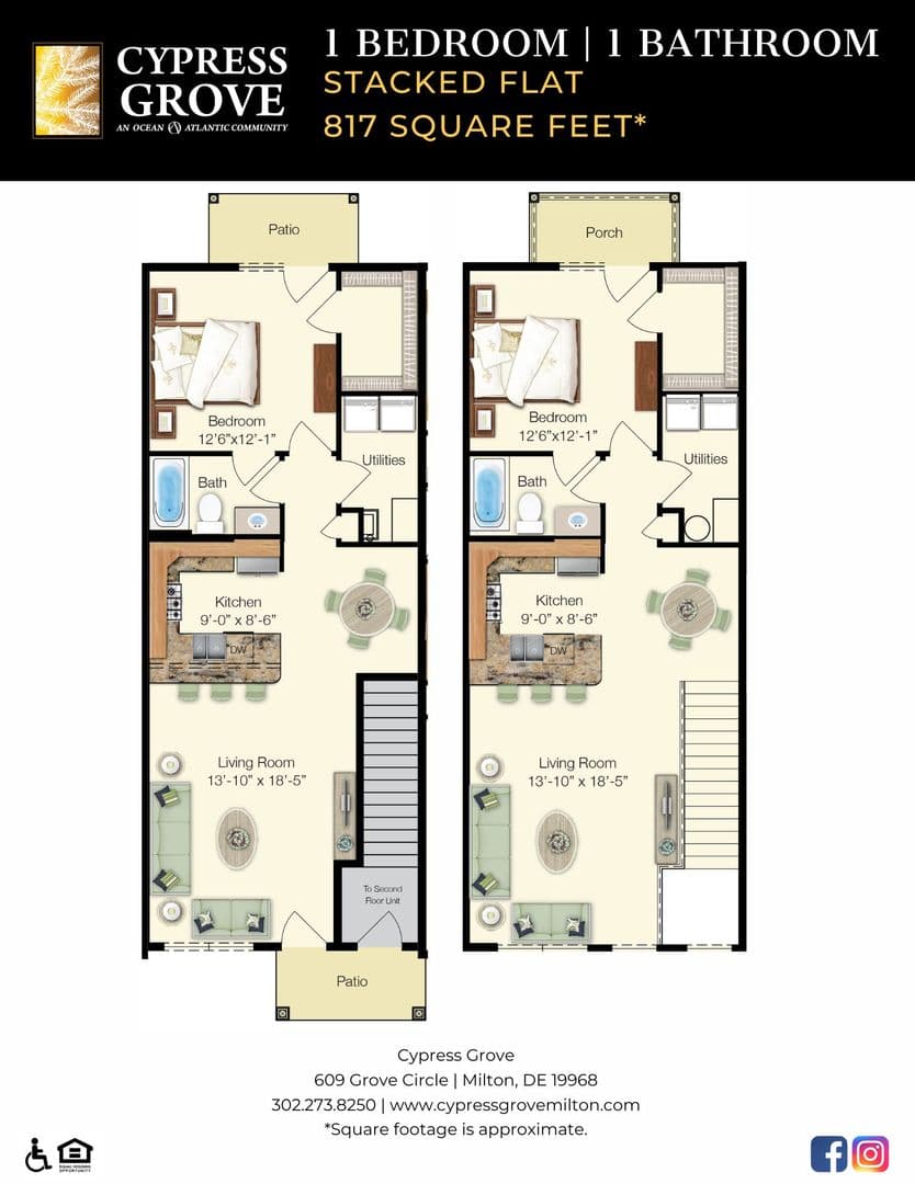 Milton Apartment: 609 Grove Circle