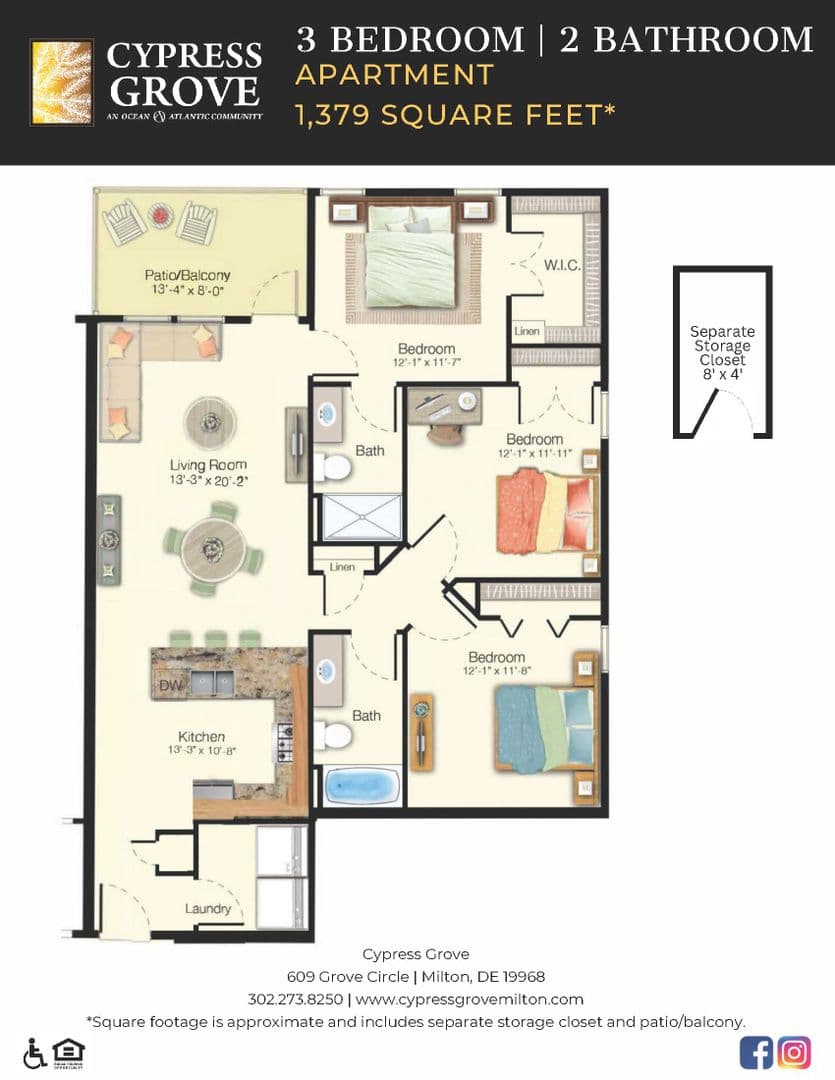 Milton Apartment: 609 Grove Circle