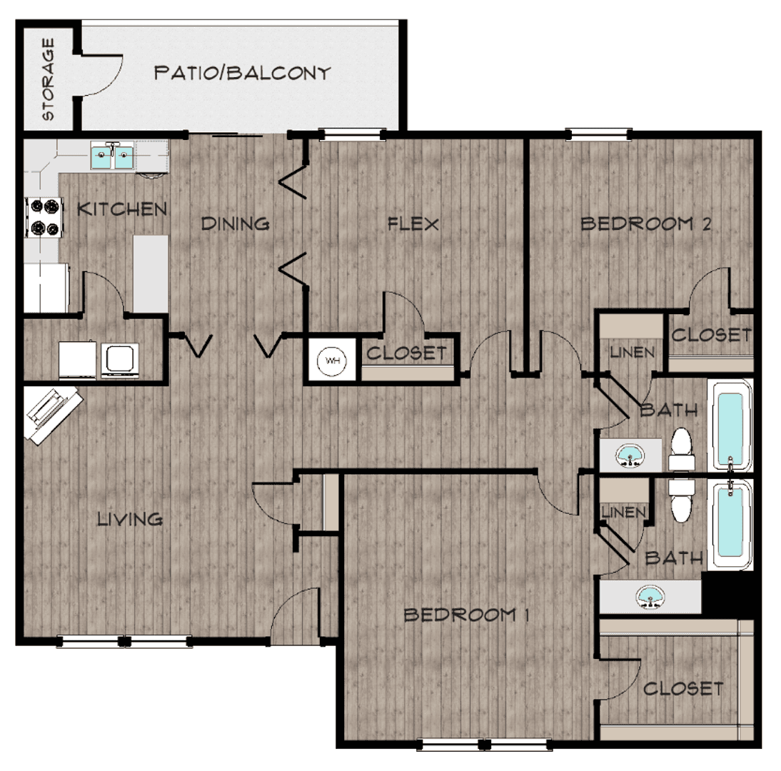 Houston Apartment: 11201 Olympia Drive