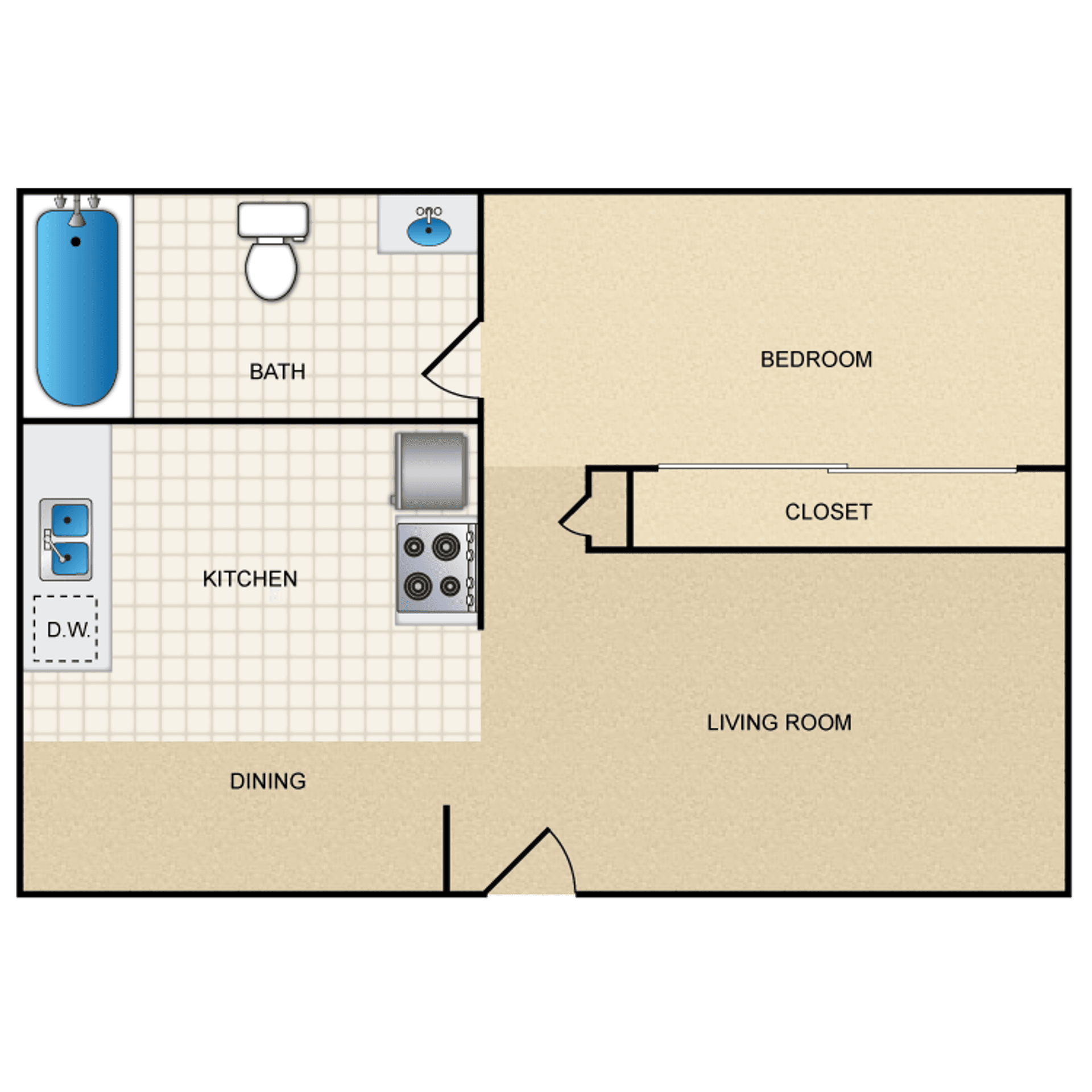 Bakersfield Apartment: 4401 Belle Terrace
