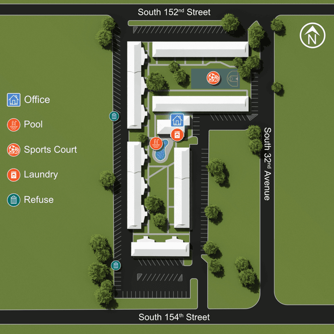 Sea Tac Apartment: 3020 South 154th