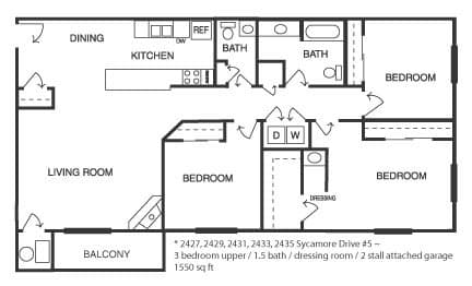 Green Bay Apartment: Sycamore Drive