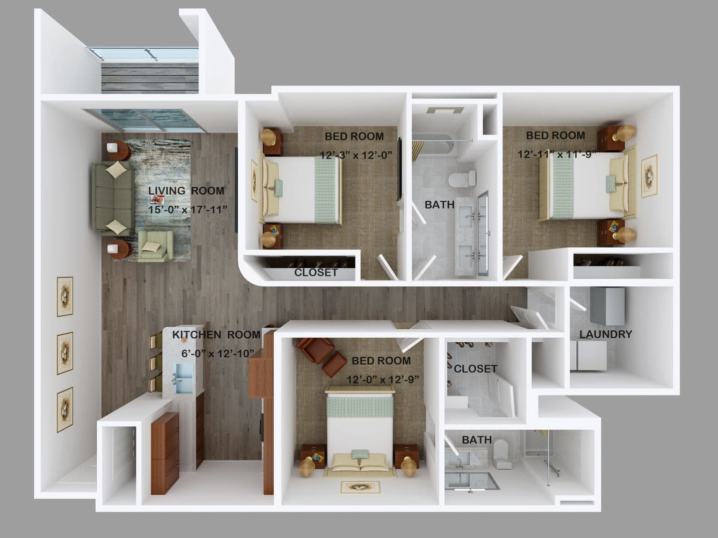 Waukesha Apartment: 2601 Elkhart Drive