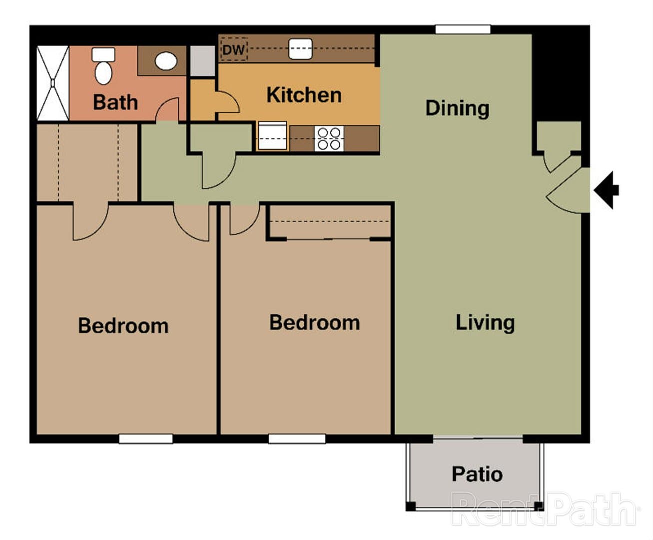 Wilkes-Barre Apartment: 680 Wildflower Drive