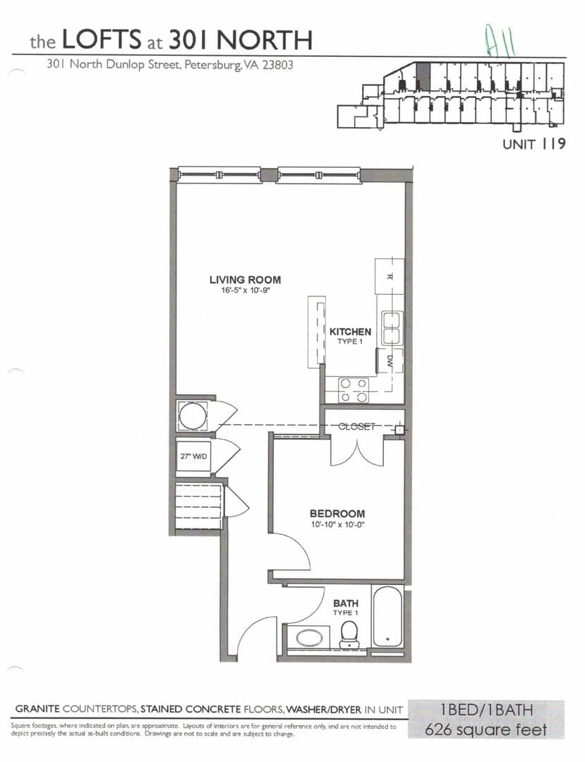 Petersburg Apartment: 301 N Dunlop Street