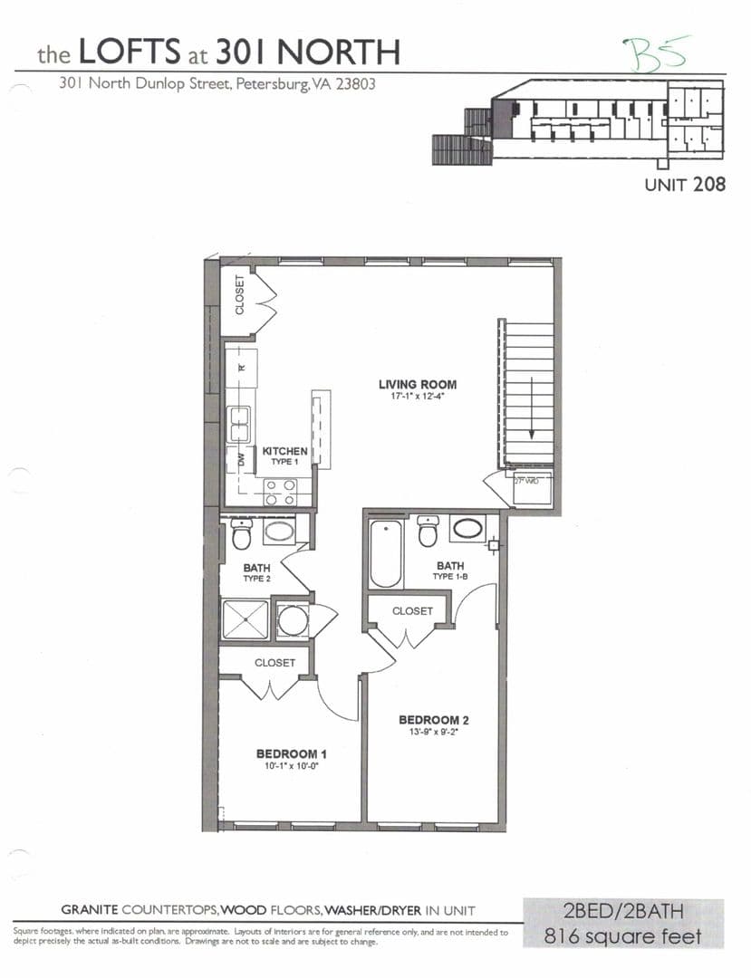 Petersburg Apartment: 301 N Dunlop Street