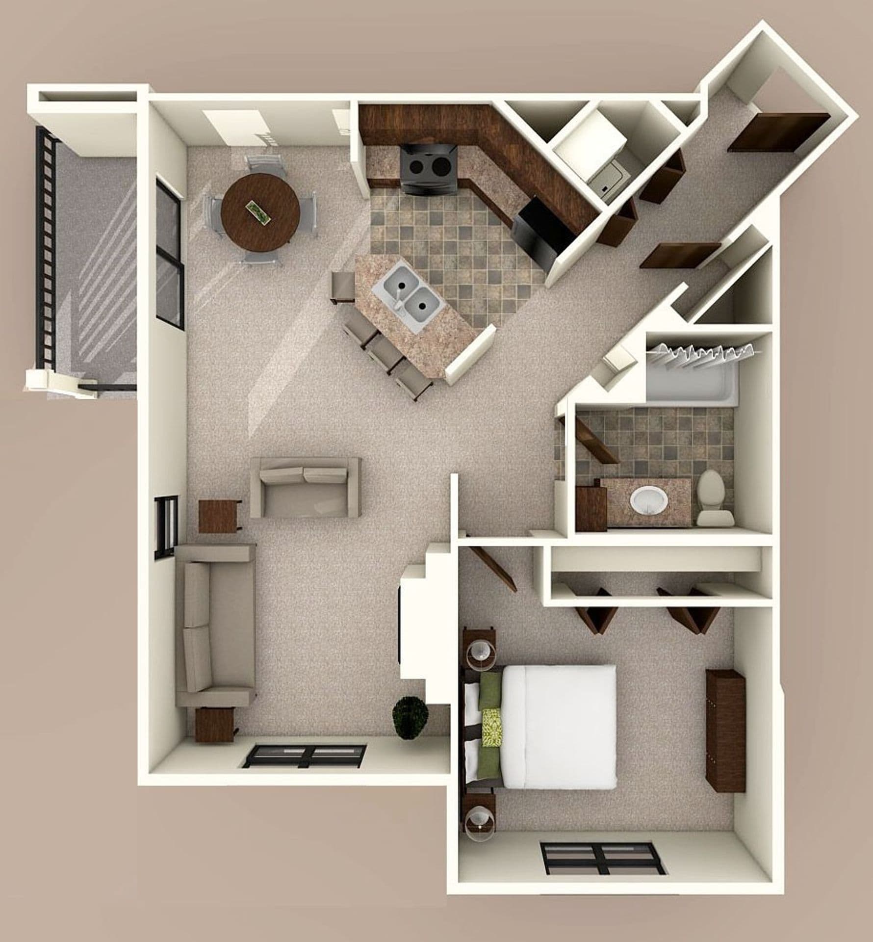 Middleton Apartment: 1080 N. Pleasant View Road