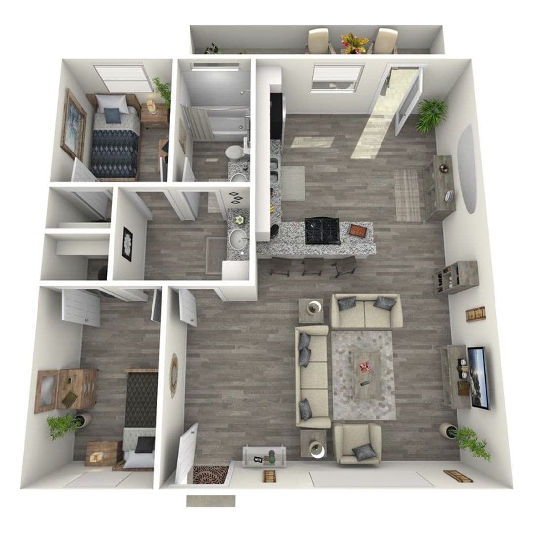 Cerritos Apartment: 18427 Studebaker Road