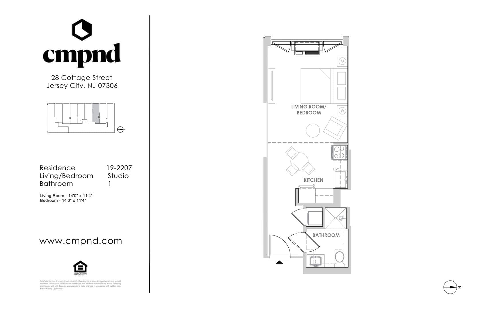 Jersey City Apartment: 28 Cottage Street