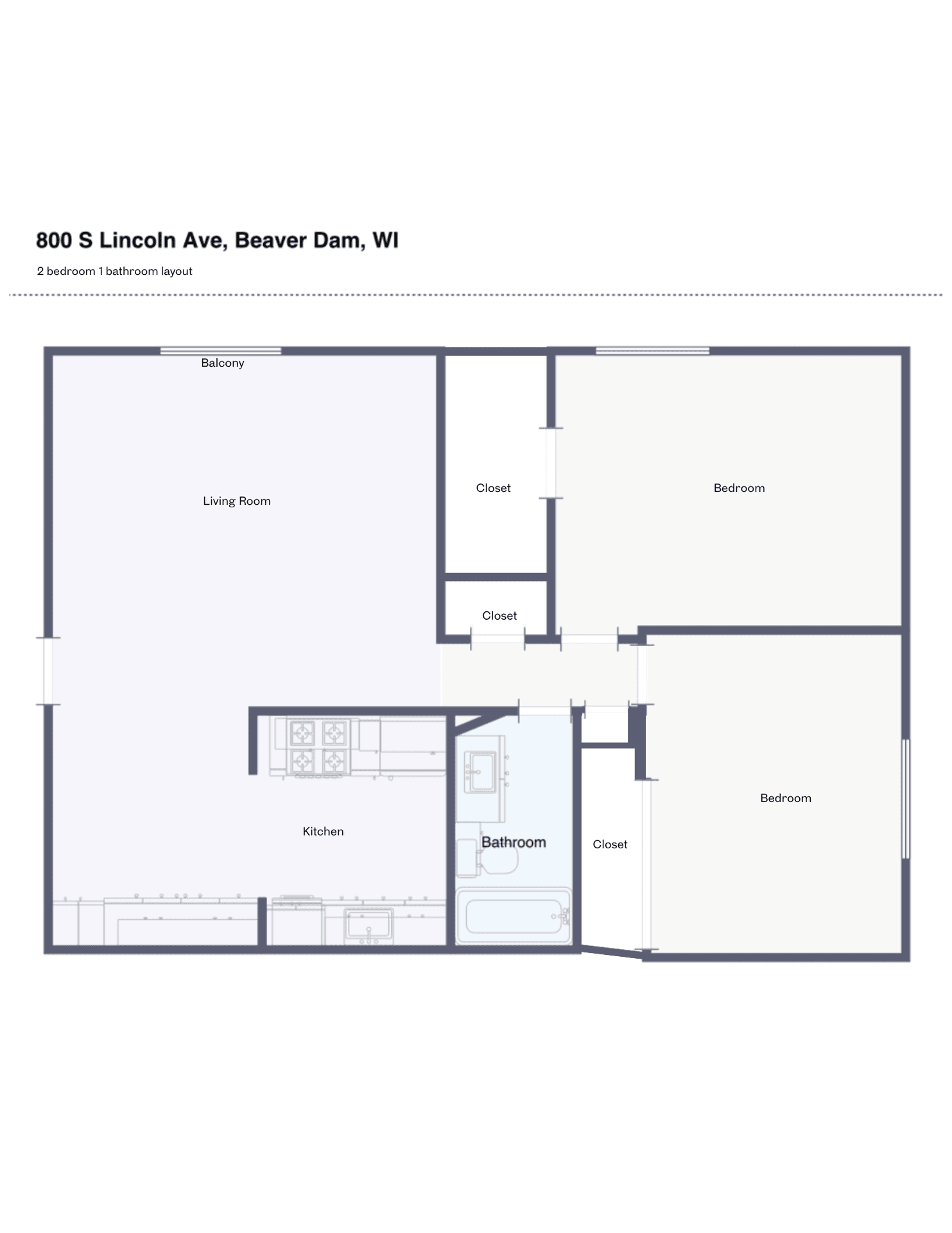 Beaver Dam Apartment: 816 S Lincoln Ave