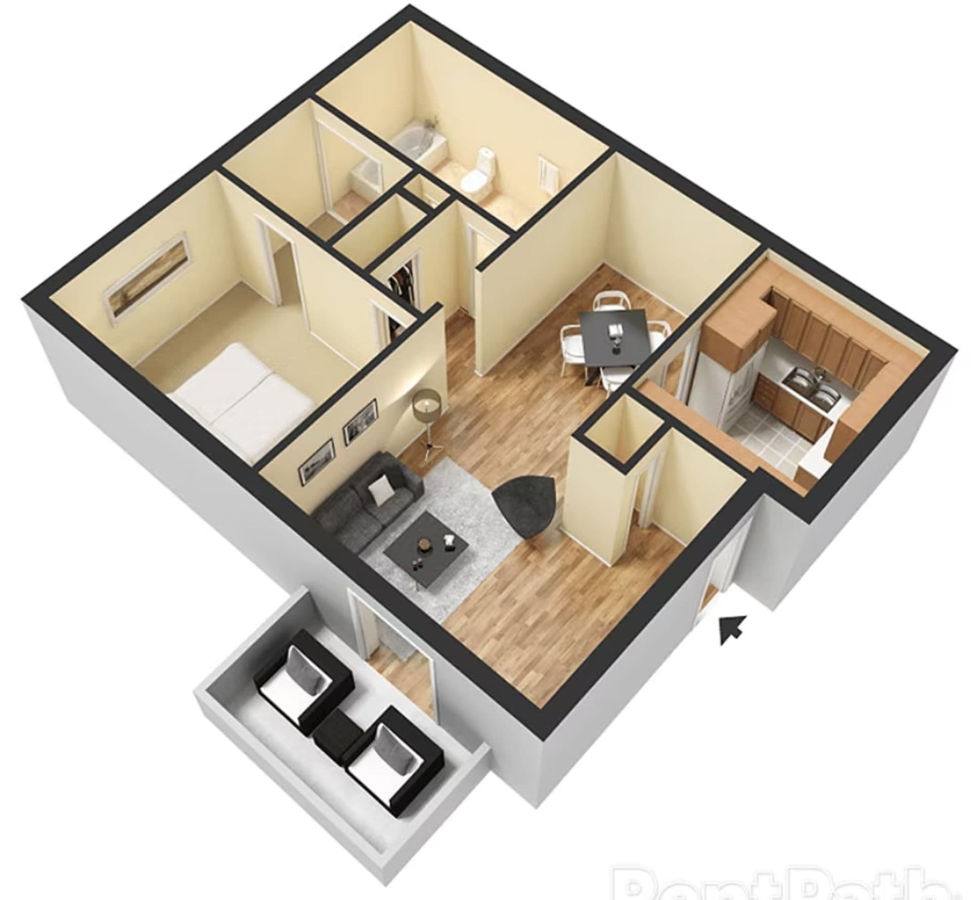 Birmingham Apartment: 701 Crest Valley Way