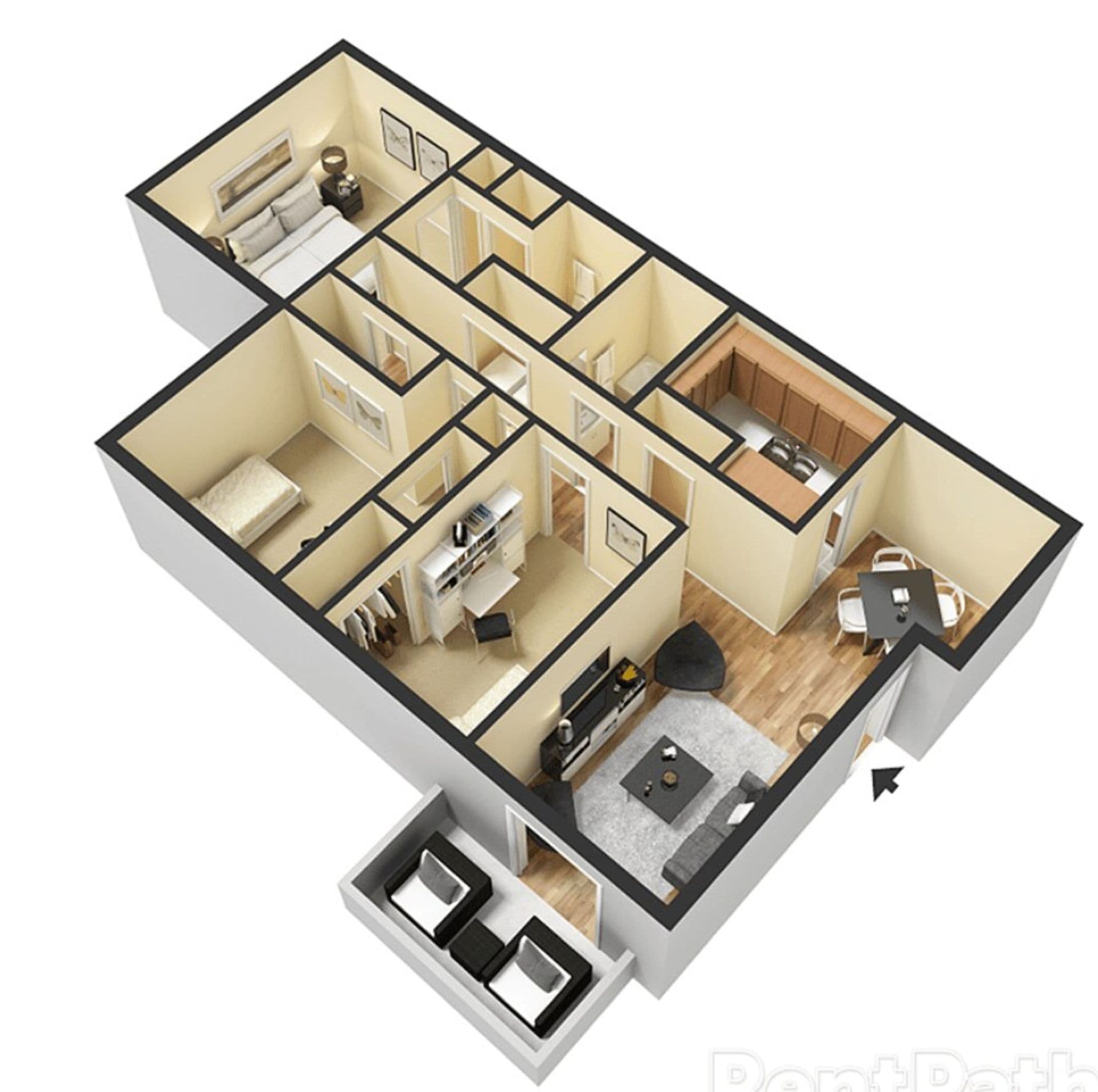 Birmingham Apartment: 701 Crest Valley Way