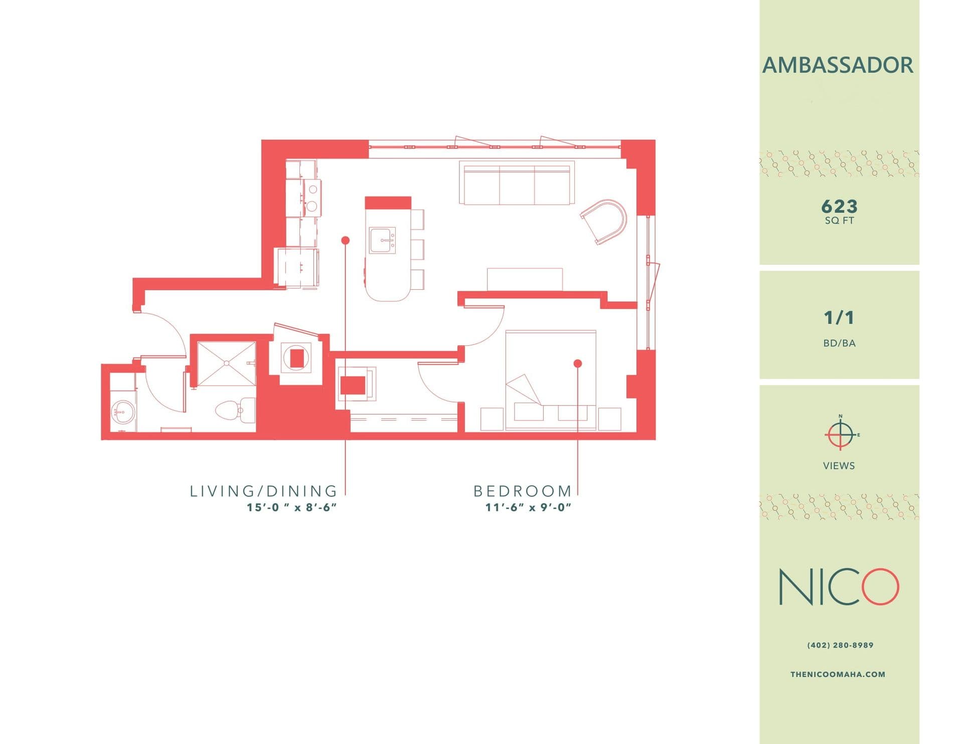 Omaha Apartment: 3024 Harney Street