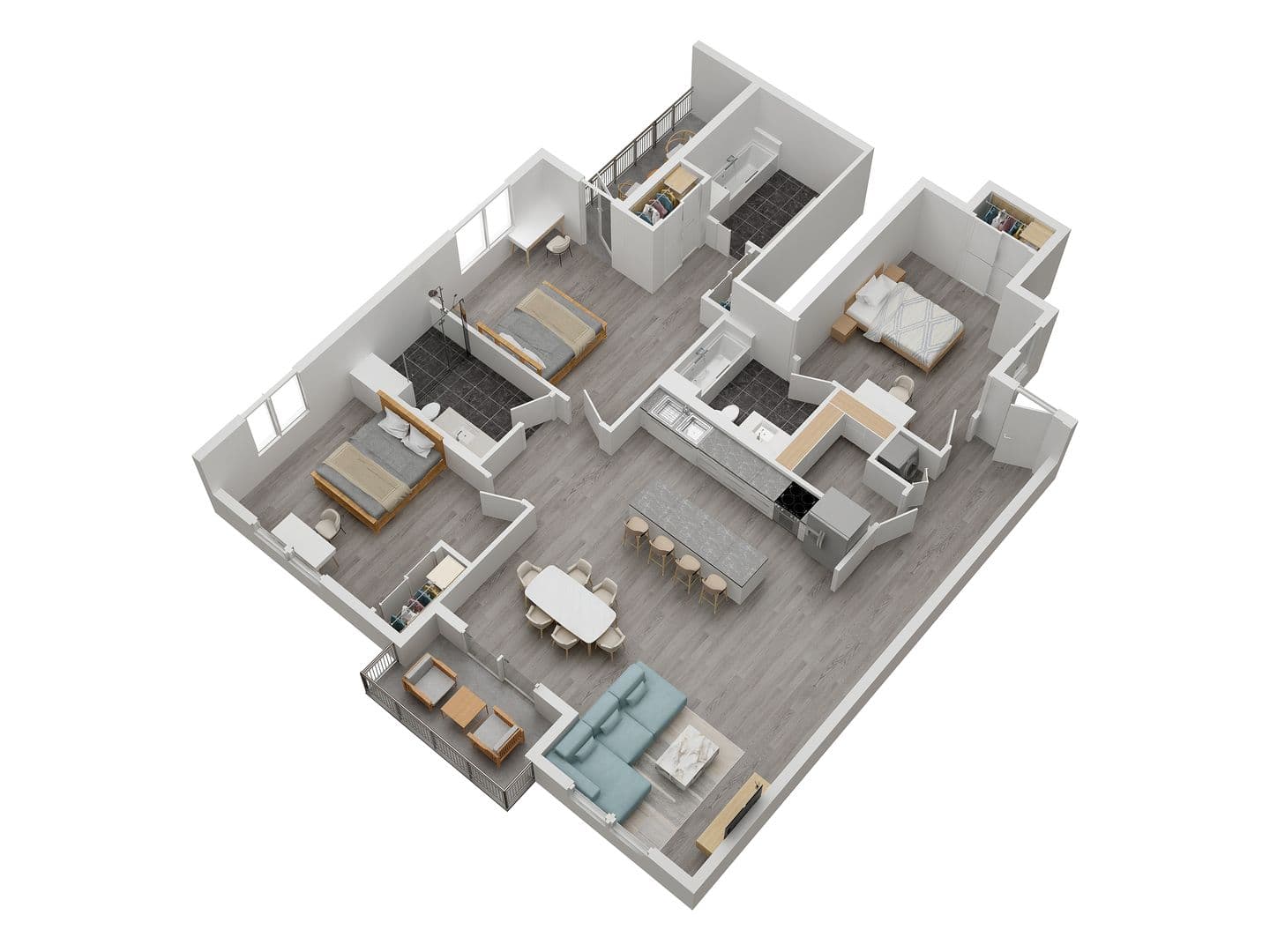 Los Angeles Apartment: 1037 Dewey Ave