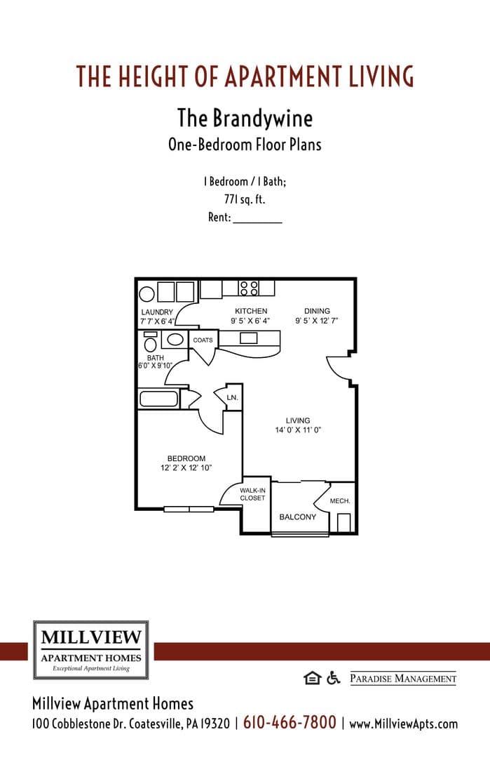 Coatesville Apartment: 100 Cobblestone Drive