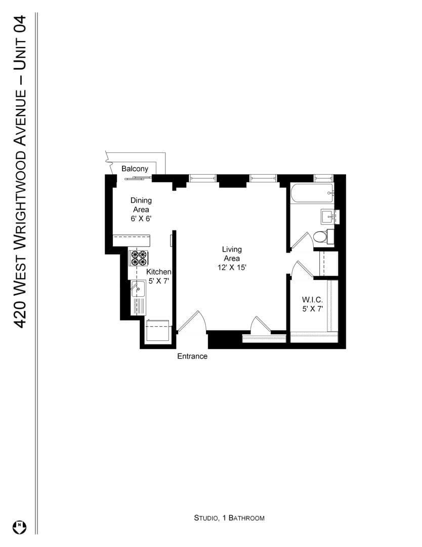 Chicago Apartment: 420 W. Wrightwood Ave