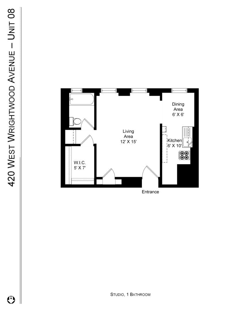 Chicago Apartment: 420 W. Wrightwood Ave