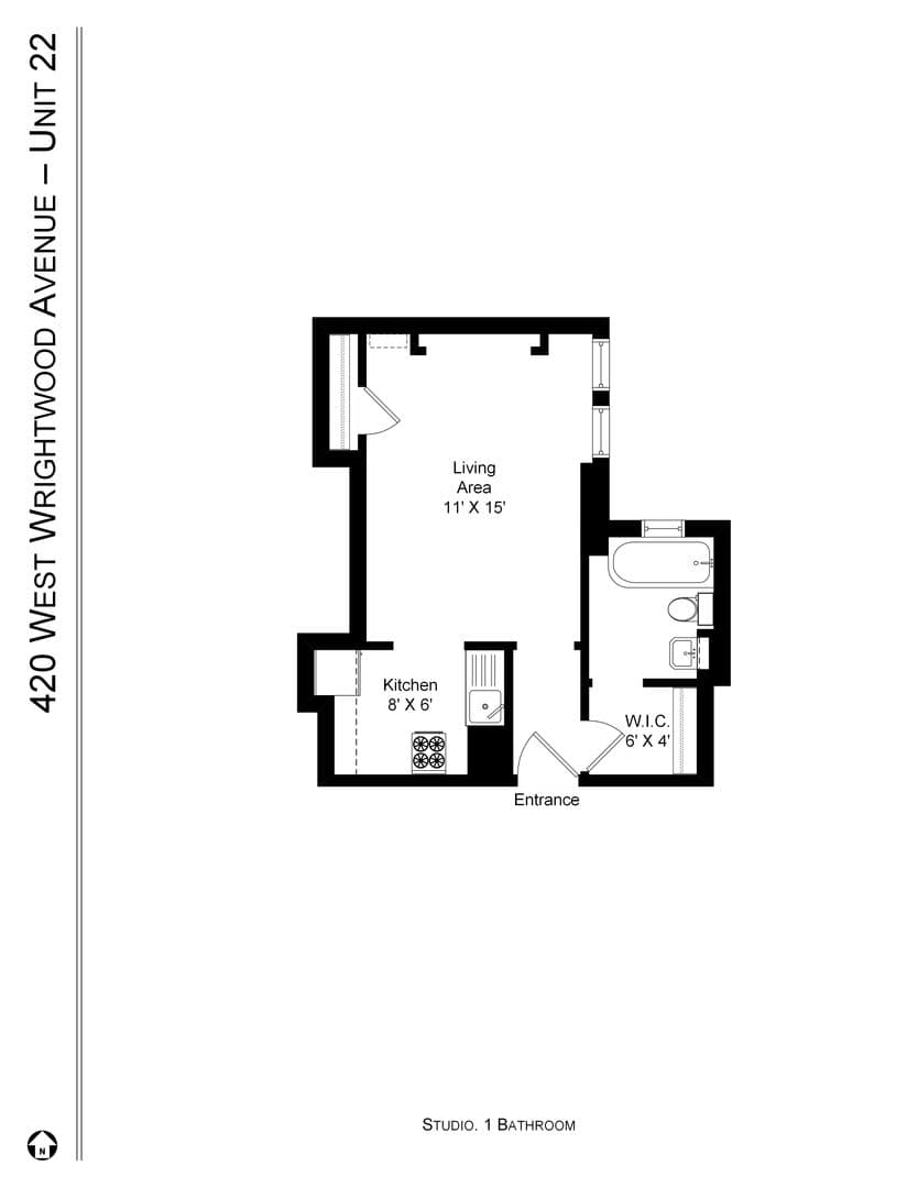 Chicago Apartment: 420 W. Wrightwood Ave