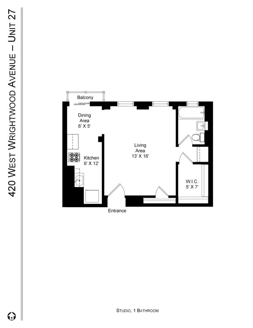 Chicago Apartment: 420 W. Wrightwood Ave