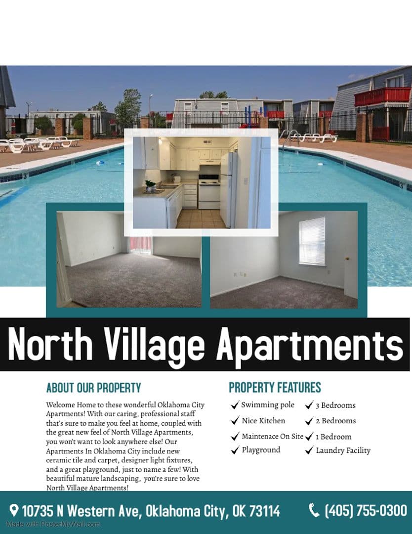 Oklahoma City Apartment: 10735 N Western Avenue ATTN- Leasing office